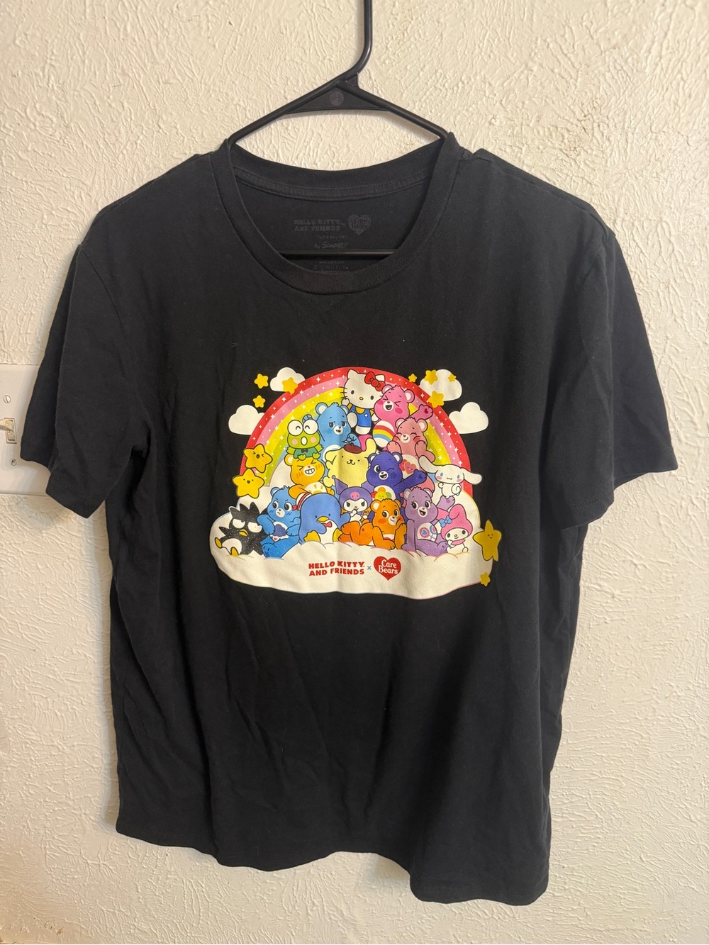 Carebears and Hello Kitty Sanrio Shirt